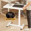 Banco de trabajo de pie, escritorio de oficina móvil, mesa plegable ajustable para uso doméstico, soporte de suelo para portátil