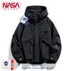 Jaqueta Externa Estilo Americano NASA Masculina 2024 Nova Marca Fashionável Solta Roupa de Trabalho Jaqueta de Montanhismo Jaqueta Fashionável