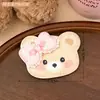 Fita Mágica Fofa com Tema de Animal de Estimação, Patch Contínuo para Franja, Patch de Cabelo para Testa Feminina, Presilha de Cabelo Decorativa de Pelúcia Bordada