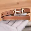 Novo 1,5cm Estampa de Palma Feminina Couro de Vaca Artificial Tendência e Atmosférico Dupla Face Fábrica da Marca Dropshipping