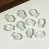 Cuentas de vidrio para peces con degradado bicolor y agujeros verticales, accesorios para joyería DIY para pulseras, collares y pendientes