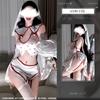 Lingerie Sexy, Conjunto de Uniforme Sexy Bidimensional Fofo com Tema de Cereja, Roupa de Noiva para Role Play, Sem Abstinência de Freira, Sem Remoção