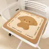 Cojín de Felpa Imitación Cachemir Dibujos Animados Dormitorio de Estudiantes Oficina Taburete Sedentario Cojín para el Trasero Lindo Resistente a Manchas Fácil Cuidado Antideslizante Cojín para Flatulencias