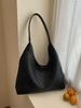 Bolsa Tejida Bolso Tote, Diseño Simple, Bolso de Axila, Gran Capacidad, Bolso Bandolera de un Solo Hombro, Moderno y Versátil para Desplazamientos