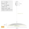 Design moderno minimalista de luxo leve lustre redondo de disco voador para sala de jantar, lustre decorativo criativo e único para ilha de cozinha e bar