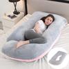 Almohada de Embarazo Amazon Protector de Cintura Almohada Inclinada para Dormir de Lado Almohada para Dormir de Embarazo en Forma de J Removible y Lavable Almohada de Embarazo Transfronteriza