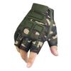 Luvas Táticas Free Soldier Meio Dedo Masculinas Fitness Resistentes ao Desgaste Ciclismo Sem Dedos Treino Motociclismo Ao Ar Livre Selo Atacado