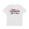 Hip-Hop Americano High Street Holgadas Estampadas con Letras Camisetas de Pareja para Hombre y Mujer Tendencia de Moda de Verano Cuello Redondo Mangas Cortas