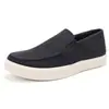 Zapatos de Lino sin Cordones para Hombre Verano 2026, Zapatos Casuales de Lona Transpirables para Personas de Mediana Edad y Mayores, Zapatos de Papá