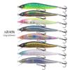 Isca Minnow Flutuante para Arremesso de Longa Distância, Isca de Imitação Biônica para Pesca de Superfície, Isca Dura Flutuante, Isca de Pesca
