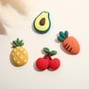 Aguacate Fresa Sandía Fruta Resina Joyería Accesorios Parche DIY Material para Carcasa de Teléfono Móvil Elemento de Fruta Pequeña