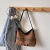Bolsa Transversal para Mulheres, Bolsa de Ombro Retro Fosca Versátil, Bolsa Transversal Simples da Moda Casual, Bolsa Saco para o Dia a Dia
