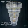 Novos Adereços de Casamento Tira de Gelo de Cristal Acrílico Lustre Salão de Casamento Hotel Luminária de Teto Decoração de Palco Layout