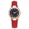 Venta Caliente Moda Comercio Exterior Cielo Estrellado Patrón Romano Reloj de Mujer Reloj de Mujer Correa de Estudiante Reloj de Cuarzo para Mujer Procesamiento y Personalización
