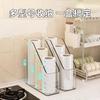 Yx3266 Soporte de Almacenamiento para Envoltura de Plástico Caja Cocina Sellado y Organización de Bolsas de Plástico Artefacto de Almacenamiento para Bolsas de Plástico Desechables