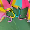 Paraguas transparente al por mayor de plástico desechable con mango largo automático para sol y lluvia paraguas con logo impreso paraguas de regalo publicitario para niños