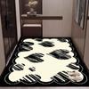 Alfombrillas de Piso de Cuero, Felpudos para Puerta de Entrada, Felpudos de Puerta de Entrada de Gama Alta Limpiables y Lavables, Alfombras Resistentes a las Manchas y Antideslizantes que se Pueden Cortar