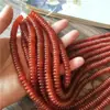 Venta al por mayor del fabricante Goma Espaciadora de Ágata Roja Cuentas Sueltas Hebilla Cuentas Accesorios Semi-Terminados para Bricolaje