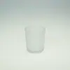 100ml75ml Portavelas para Velas Aromáticas de Vidrio Contenedor diy Transparente Esmerilado Negro Mate Blanco Plateado Leide