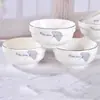 Estilo nórdico tigela e prato simples para casa louça de cerâmica tigela de comer para casa prato tigela de sopa grande criativa prato de peixe