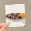 Clipes de franja atacado Yiwu outono e inverno, presilhas de cabelo elegantes Maillard, presilhas BB requintadas de alta qualidade, grampos de cabelo, acessórios de cabelo femininos, adereços de cabeça