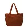 Bolso bandolera casual transfronterizo Bolso de lona japonés de gran capacidad nuevo simple tote de mano para ir al trabajo bolso de hombro