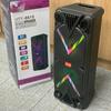 Novo OTY-6615 Bluetooth áudio portátil ao ar livre portátil dança quadrada alto-falante duplo alto-falante player monitor de som