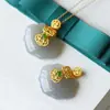 Collar vintage de plata de ley con colgante de cerradura Ruyi de jade púrpura ahumado natural estilo chino clásico, cerradura de longevidad de jade Hetian, para madre