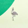 Pingente Acessórios Flamingo Pingente Anjo Joias de Liga de Diamante Simples Pequenos Acessórios DIY Pulseira Colar Roupa