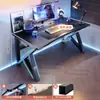 Escritorio de Computadora, Escritorio y Silla para Juegos de Escritorio en Casa, Mesa Sencilla para Dormitorio, Escritorio de Trabajo, Escritorio de Estudio, Escritorio para Oficina de Casa de Alquiler