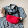 Bolso Casual Deportivo tipo Dumpling 2026 Nueva Moda Ligero Cruzado Estilo Coreano Nicho para Viajar de un Solo Hombro de Lona para Mujer