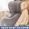 Edredón de terciopelo de leche para invierno, grosor extra para abrigar, edredón de algodón de invierno para dormitorios de estudiantes, edredón de lana de cordero de 5 kg, ropa de cama de vellón de coral