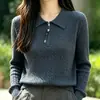 26 Suéter base de manga comprida estilo retrô com zíper e gola alta, suéter casual de tricô quente com gola e padrão de trança para mulheres