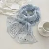 Novo Estilo Lenço Longo de Seda para Mulheres, Lenço de Chiffon 100% Seda de Amora, Versátil e de Alta Qualidade, Lenço de Primavera e Verão, Lenço de Pescoço, Echarpe