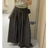 Pantalones de Pierna Ancha Holgados de Cintura Alta de Lino Estilo Coreano Versátiles Adelgazantes Klein Azul Nuevos de Verano 2026 para Mujer Petite Estilo Perezoso