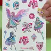 Maravillosas y Lindas Calcomanías de Transferencia al Agua para Niños, Calcomanías de Tatuaje de la Princesa Elsa, Calcomanías Infantiles Impermeables y Fáciles de Quitar