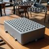 Tablero de Plástico Redondo a Prueba de Humedad para Almacén, Tablero de Paleta Apilable, Tablero de Paleta Plano, Tablero de Piso de Estantería Apilable para Supermercado