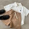 Pantalones Cortos de Clase A para Niños, Pantalones de Cinco Puntos Finos y Transpirables para Niños, Pantalones Cortos de Algodón Versátiles y Modernos de Primavera para Bebés