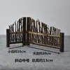 Produtos de bambu tela de cerca de bambu cerca pequena cerca de bambu roxo suporte de tela mesa de chá japonesa decoração criativa para jardinagem enfeites