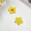 Tela Linda de Puntos Botón Tridimensional Flor Pequeña Hecho a Mano DIY Accesorios para el Cabello Ropa Bolsas Funda para Teléfono Muñecas Accesorios Decorativos