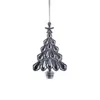 Decorações de Natal Novas Transfronteiriças Altamente Transparentes Cristal de Imitação Papai Noel/Cartão de Boas Festas Acessórios de Decoração de Natal