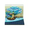 Regalos Creativos Navideños Transfronterizos Taza Navideña Escultura de Papel Calendario Decoración de Escritorio Adornos Culturales y Creativos Bloc de Notas Estéreo 3D