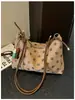 Nova bolsa de mão fofa estilo casual de férias, série de bolinhas, bolsa de ombro, bolsa transversal, bolsa de grande capacidade para o dia a dia