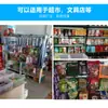 Color Acero Inoxidable Malla Gancho Rejilla Gancho para Etiqueta de Precio Gancho para Estante de Supermercado Gancho para Tienda de Conveniencia Rejilla Gancho Doble Línea