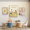 Pintura Decorativa Cálida Nórdica para Comedor Familiar Juego de Arte de Pared de Porcelana de Cristal Decoración de Pared de Aleación de Aluminio Estante de Hierro Colgante