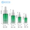 Venta al por mayor de botellas nuevas de 5ml/10ml/15ml/30ml de hombro plano transparentes para aceite esencial de esencia, muestras cosméticas embotelladas