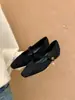Zapatos Mary Jane cuadrados pequeños de ante retro para mujer, nuevos zapatos de una sola capa de tacón bajo Maillard para otoño e invierno 2026