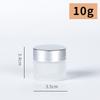 Botella de Crema de Vidrio Transparente Esmerilado Advanced Sense 30g50g100g Botella de Crema Botellas Cosméticas Portátiles Botellas Vacías