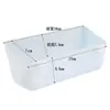 Comedero para palomas paloma de carne caja para agarrar con la mano accesorios para jaula de palomas caja de alimentación para palomas bebedero caja rectangular suministros para cría de palomas