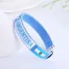 Pulsera de Equipo Nacional para el Mundial 2026 de Estados Unidos, Canadá y México, Pulsera para Muñeca de Fanático del Fútbol, Pulsera Tejida de Regalo Souvenir
